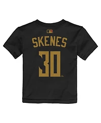 Nike Toddler Paul Skenes Black Pittsburgh Pirates 2026 City Connect Name Number T-Shirt