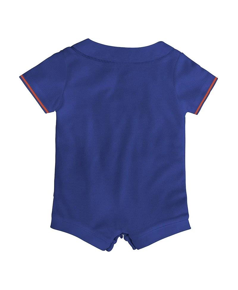 Nike Baby Boys and Girls Royal New York Mets Alternate Replica Romper Jersey