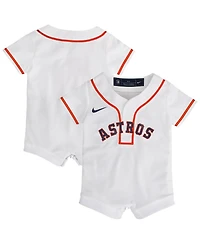 Nike Baby Boys and Girls White Houston Astros Home Replica Romper Jersey
