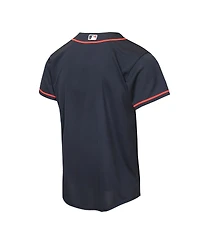 Nike Big Boys and Girls Navy Atlanta Braves Alternate Replica Jersey