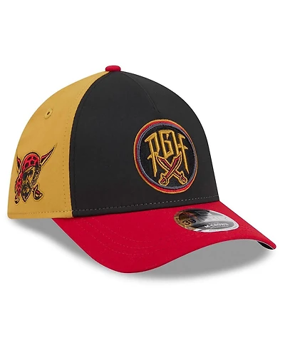 New Era Men's Black/Red Pittsburgh Pirates 2026 City Connect M-Crown A-Frame 39THIRTY Flex Hat