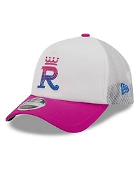New Era Men's White/Purple Kansas City Royals 2026 City Connect Apex 9FORTY Adjustable Hat