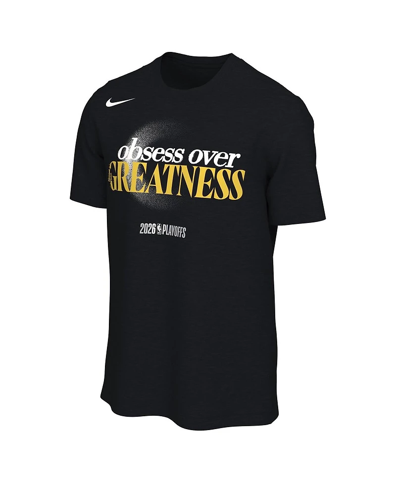 Nike Men's and Women's Black Los Angeles Lakers 2026 Nba Playoffs Mantra T-Shirt