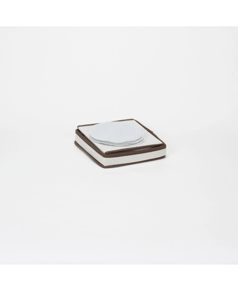 Household Essentials Saucer Storage Box, Windowed Panel.