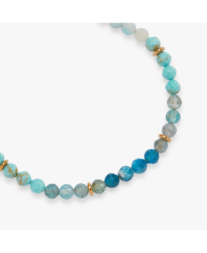 Alex and Ani Turquoise Ombre Semi-Precious Beaded Bracelet