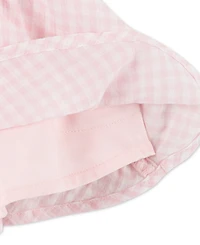 abercrombie kids Baby Girls' Puff Sleeve Dress and Diaper Cover, 2-Piece Set