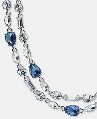 Givenchy Crystal Layered Collar Necklace, 16-1/4" + 3" extender
