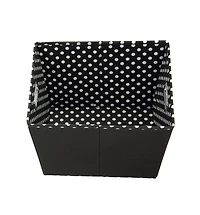 Household Essentials Medium Tapered Bins,Mini Dot