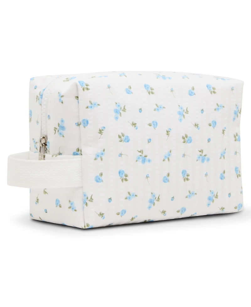 Madden Girl Eddiess Seersucker Mini Zipper Wallet