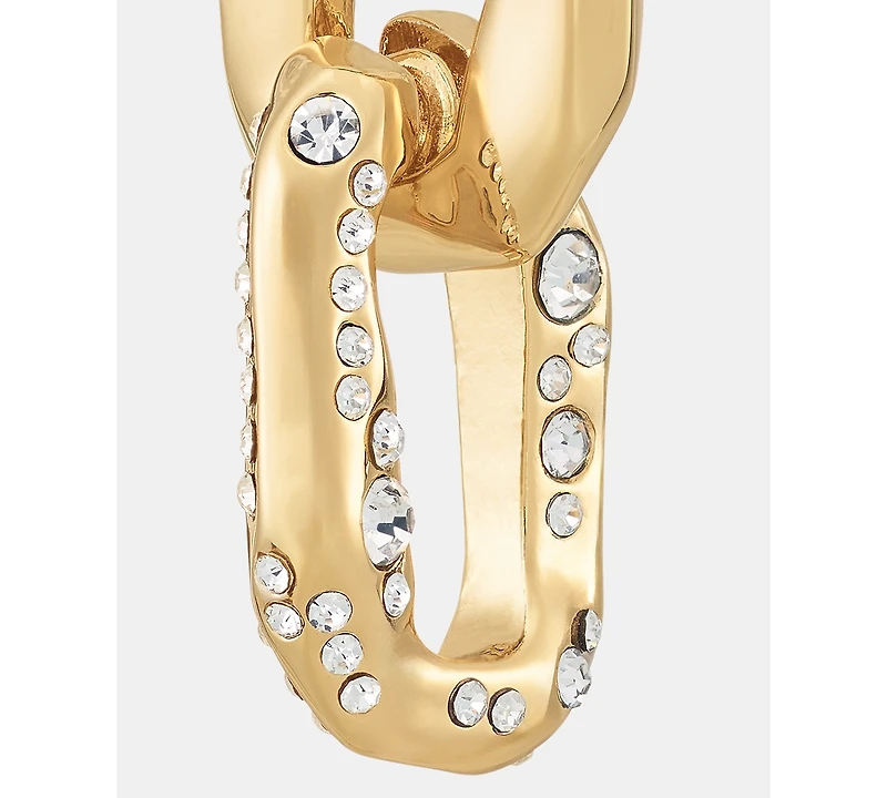 Givenchy Pave Link Drop Earrings