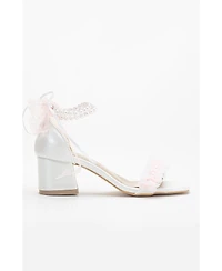 Forever & Always Shoes Women's Moana Lace Bridal Low Heel Sandals