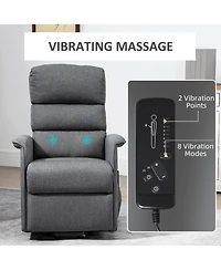 Boyel Living Electric Power Lift Recliner Chair for Elderly Fabric Chair with Remote Control