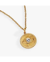 Alex and Ani Evil Eye Crystal Pendant Necklace
