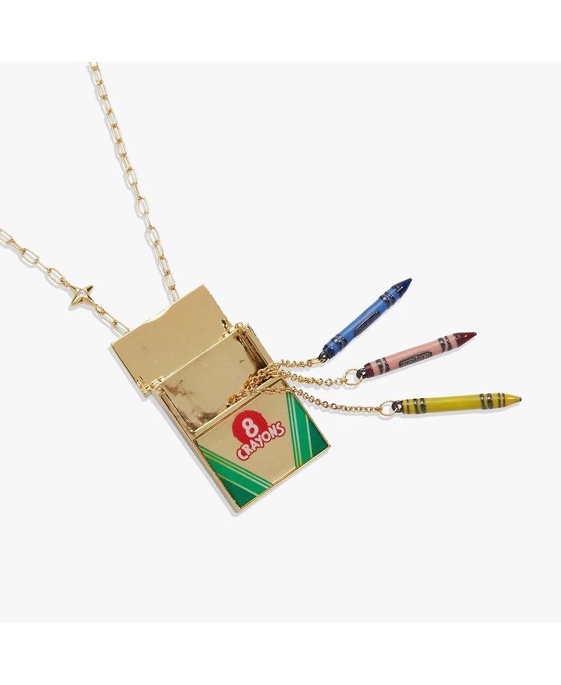 Alex and Ani Crayola 'To Teach Is To Color A Life Forever' Crayon Box Locket