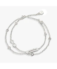 Alex and Ani Grandma Infinity Chain Double Strand Bracelet