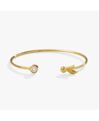 Alex and Ani Harry Potter Golden Snitch + Crystal Flex Cuff