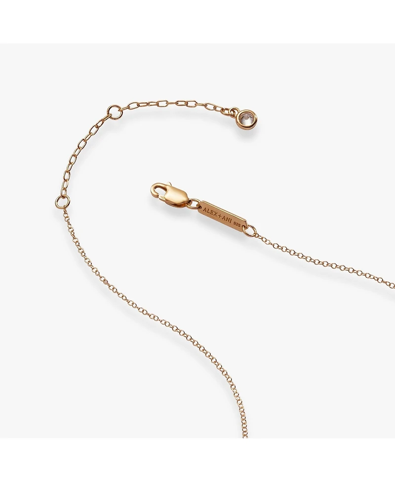 Alex and Ani Crystal Forget-Me-Not Flower Necklace