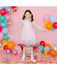 Sweet Wink Girls Pink Confetti Cape