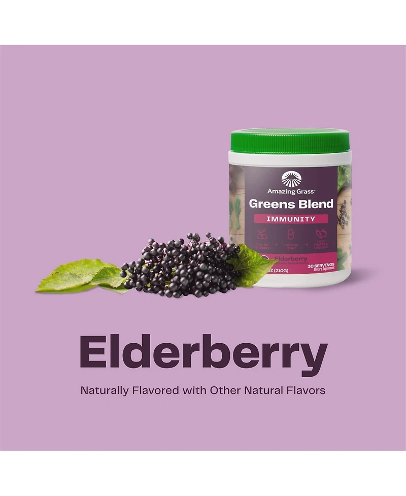 Amazing Grass Greens Blend Superfood Powder Mix with Spirulina, Chlorella, Beet Root, Enzymes and Probiotics, Original, 30 Servings