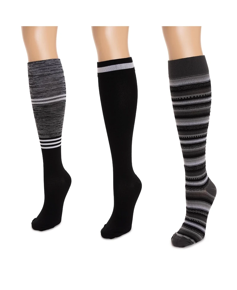 Women's 3 Pair Pack Compression Socks