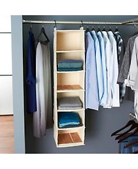 Household Essentials Cedarline 6 Shelf Hanging Closet Organizer