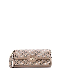 Pre-Owned Gucci Small Luce Shoulder Bag Optical Gg Printed Leather