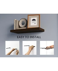 Fm Furniture Iva Floating Shelf in Melamine x2