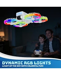 Contixo F27 Halo Mini Foldable Drone with Screen Remote, Led Lights, 720P Camera
