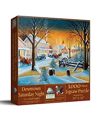 SunsOut Downtown Saturday Night 1000 piece Jigsaw Puzzle for Adults