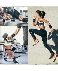 Sportneer Adjustable Ankle Weights 7 lb per Pair with Secure Straps for Yoga Walking Running Aerobics Gym Physical Therapy