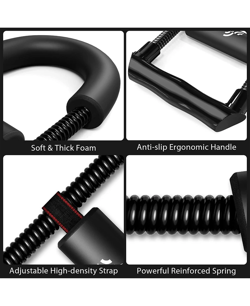Sportneer Forearm Strengthener with Adjustable Tension Hand Developer Arm Grip Workout Strength Trainer for Home Gym Beginner