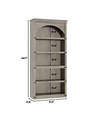 gaomon 68.7" Tall Bookshelf, 5-Tier Floor Standing Bookcase