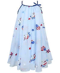 Pink & Violet Girls' 2T-6X Mesh Fluffy Dress