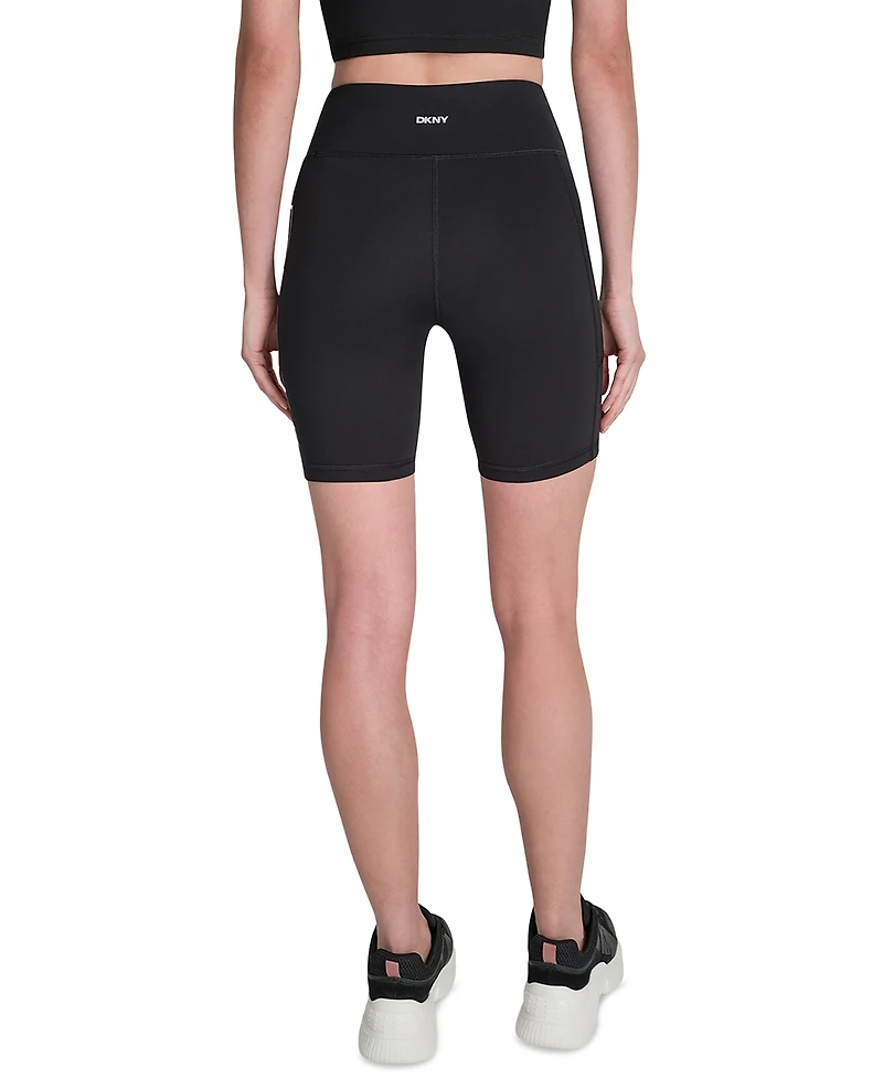 Dkny Sport Women's High-Waist Bike Shorts