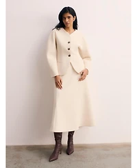 The Fold Women's Ravello Long Sleeve Tailored Jacket