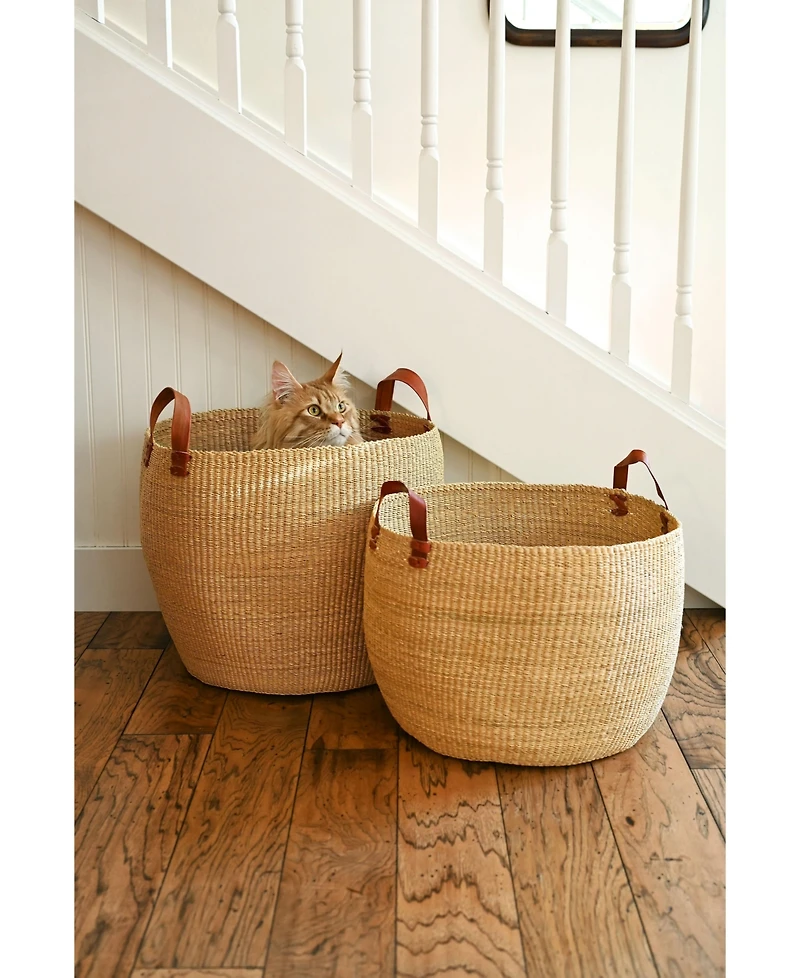 African Modern, Nesting Storage Baskets, Set of 2
