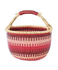 African Modern, Patterned Bolga Basket