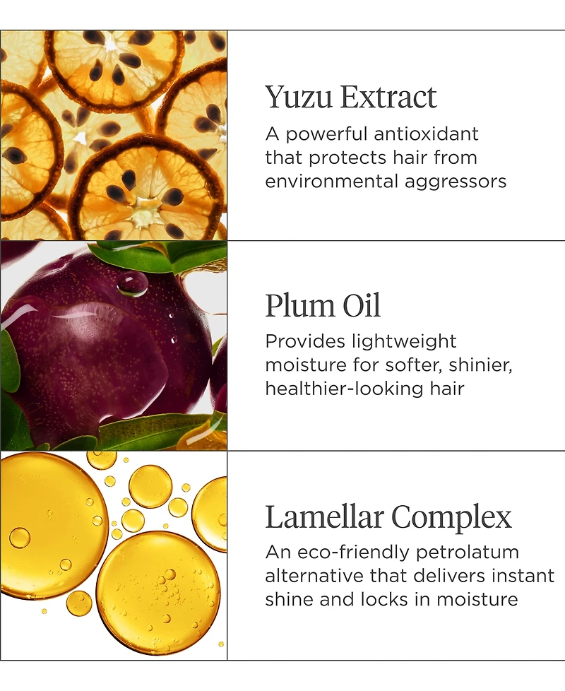Briogeo Style + Treat Yuzu + Plum Oil 4-in-1 Weightless Hair Oil, 1.5 oz.