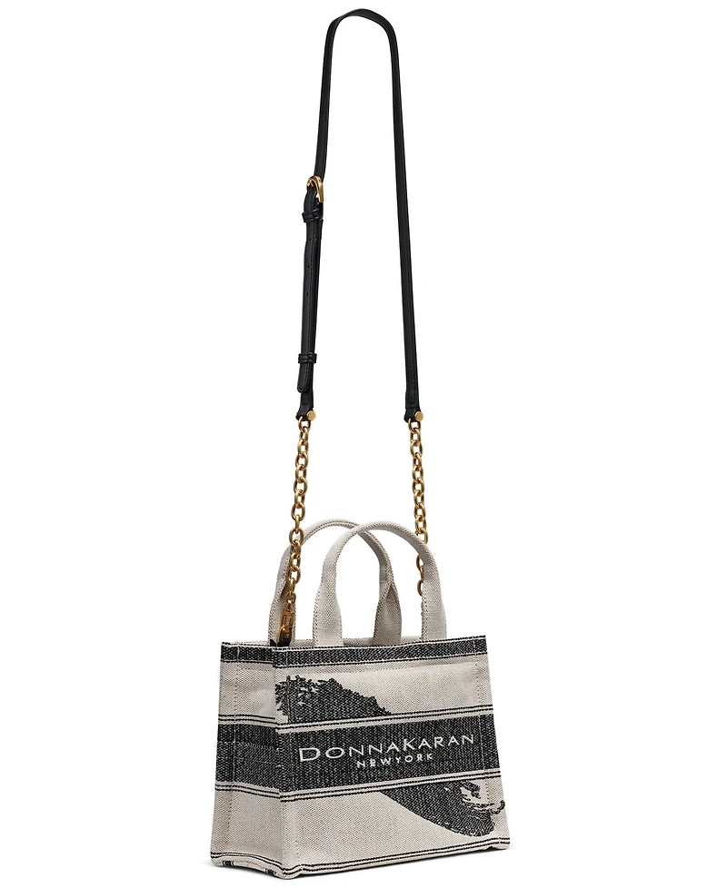 Donna Karan New York Merino Cotton Small Tote Handbag