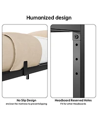 Homfan 16 Inch Full Heavy Duty Metal Bed Frame