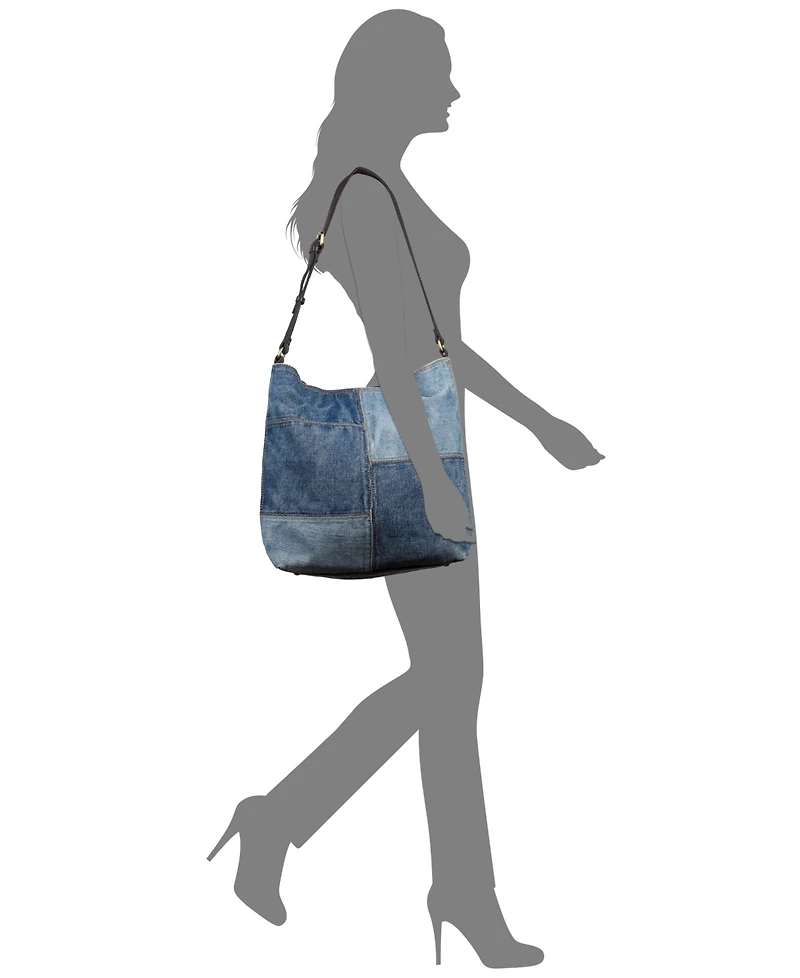 Patricia Nash Heidal Patchwork Detail Large Shoulder Handbag