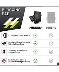 Hikeen Football Blocking Pad Training Equipment Denser Softer Foam 24"x16" Kick Pads for Football, Basketball, Hockey, Lacrosse Tackle Dummy