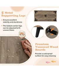 Cozito Cat Litter Box Enclosure 40 in 3 Sisal Posts Cat Tree