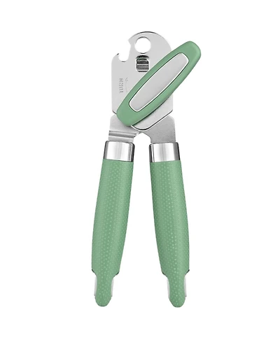 Zulay Kitchen Heavy Duty Stainless Steel Can Opener Manual with Side Bottle Opener
