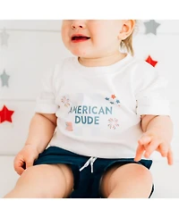 Sweet Wink Baby Boys American Dude Short Sleeve Romper