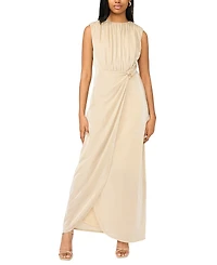 Msk Women's Asymmetric Sleeveless Gown