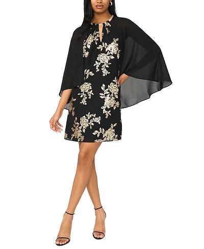 Msk Women's Printed Short Dress