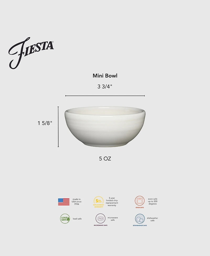 Fiesta Mini Bowls, Set of 6