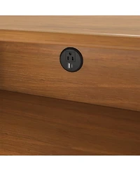 Max & Lily Jenny Lind Cubby Nightstand with 1 Drawer and Electrical Outlet