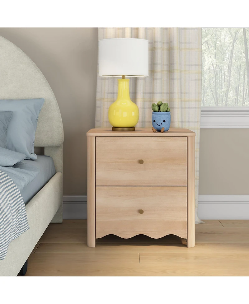 Max & Lily Sutton 2 Drawer Nightstand